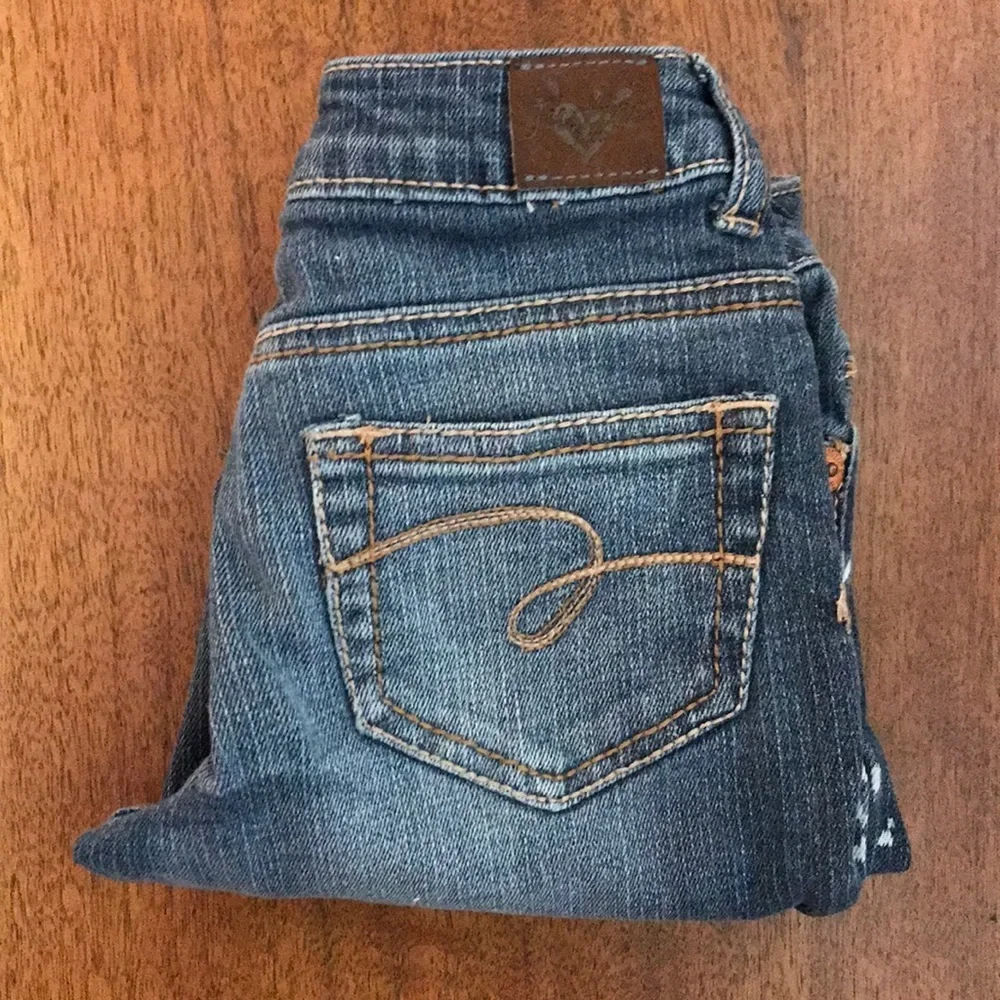 3/$20 Justice Distressed Dark Wash Jean Shorts